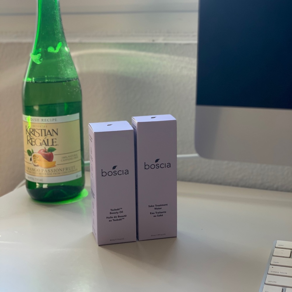 Boscia tsubaki beauty oil&sake treatment water set